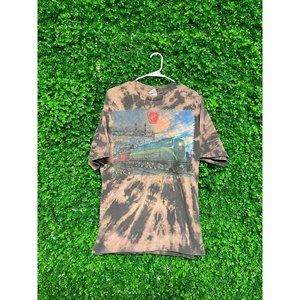 Acid Wash Pennsylvania Railroad T-shirt - Adult Mens XL